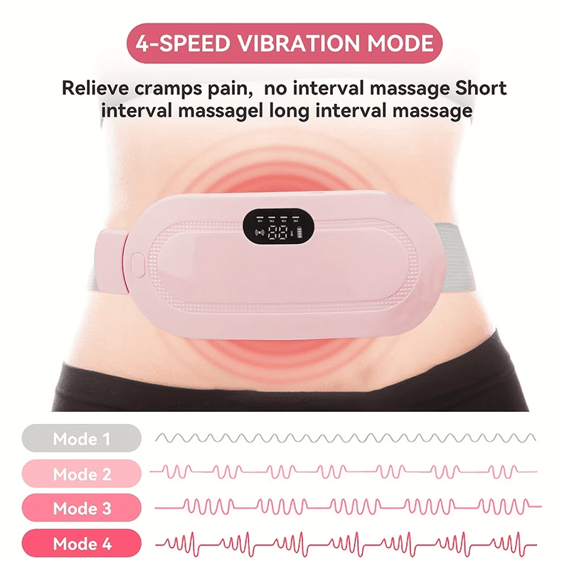 Cinturón térmico para masaje durante la menstruación y los cólicos menstruales