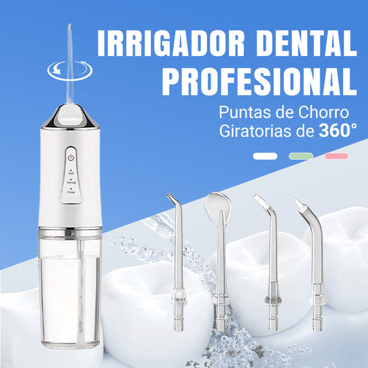 Irrigador dental profesional. Mejora tu sonrisa de manera natural