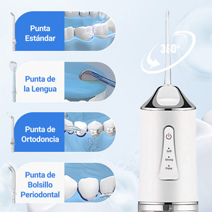 Irrigador dental profesional. Mejora tu sonrisa de manera natural