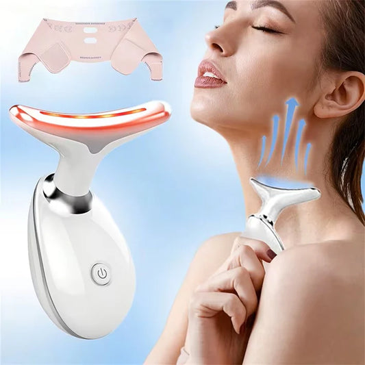 Reafirmante de luz led para cuello y rostro