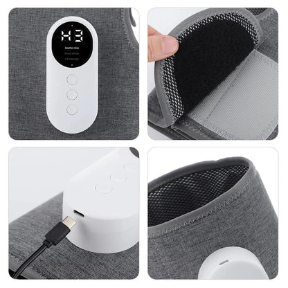 MASAJEADOR PARA PIERNAS CANSADAS CON TECNOLOGÍA DE COMPRESIÓN, AIRE Y CALOR.