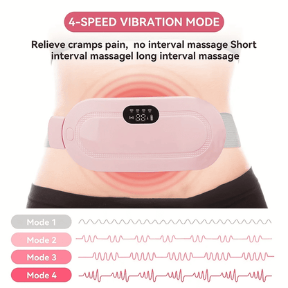 Cinturón térmico para masaje durante la menstruación y los cólicos menstruales