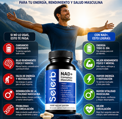 Mas energía, mejor circulación y mucho mas con el NAD SELERB